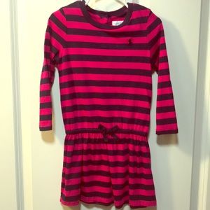 EUC 24 M Ralph Lauren Striped Dress w/diaper cover